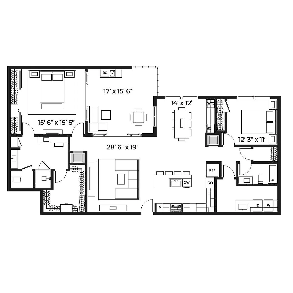 Floor plan La Lux 2030