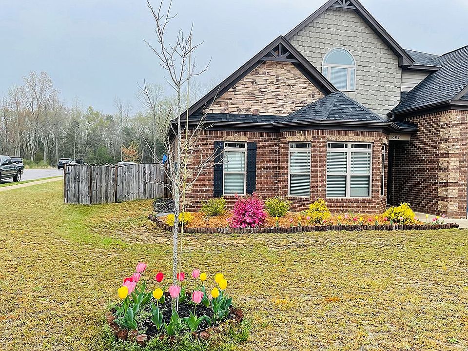 House in spring time