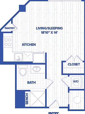 S2 floor plan Watermark at Buzzard Point