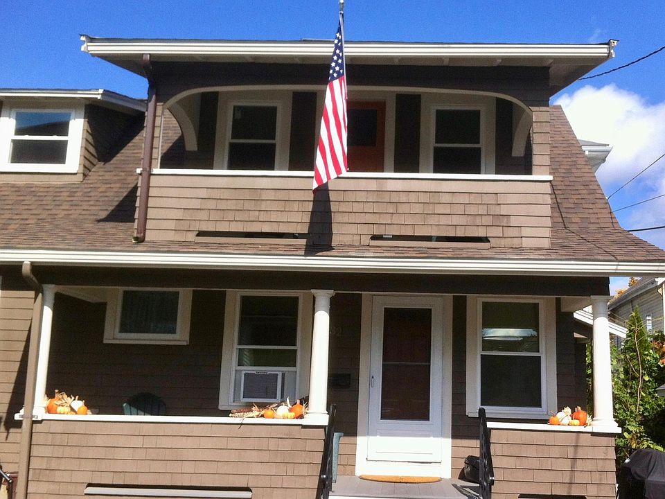 Front porch; balcony off Master bedroom