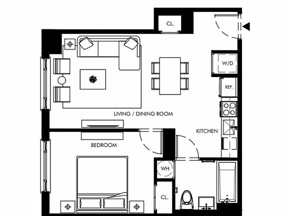 2nd image of 50 Clarkson Ave #403