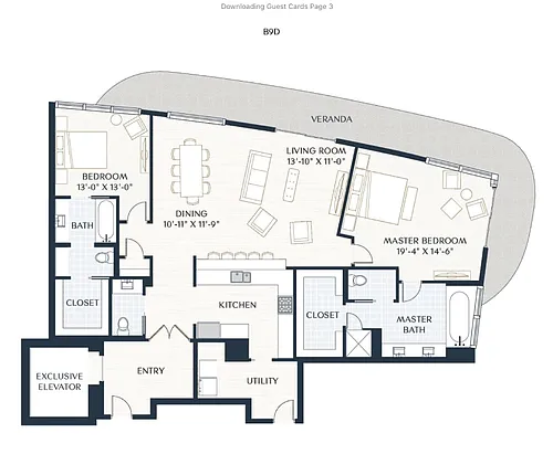 Floor plan B9d