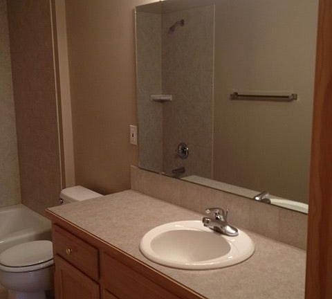 Large Master Bathroom with shower bath