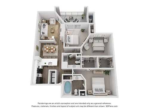 Floor plan Sycamore C2A