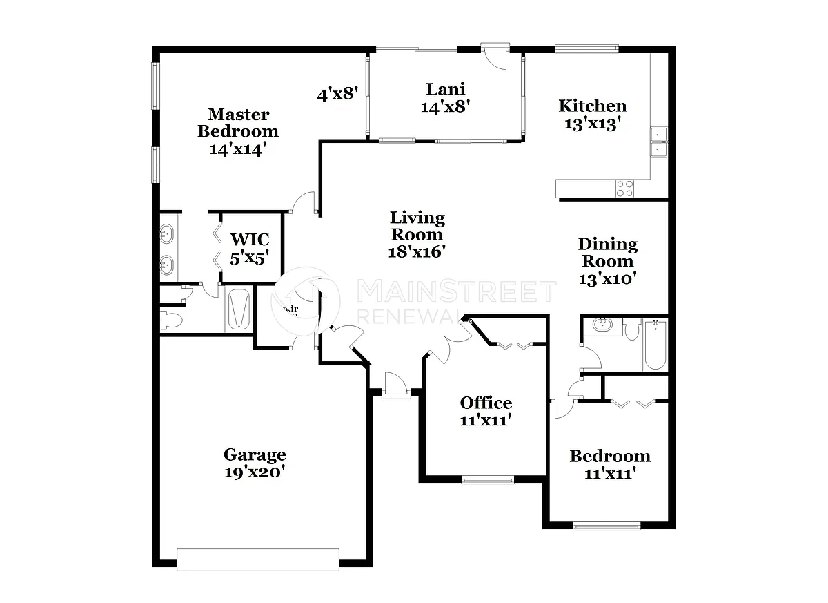 Floor Plan - 12122 Fruitwood Dr
