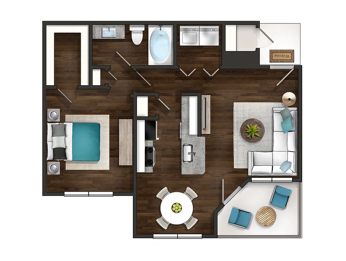 Floor plan Chantilly Upgraded