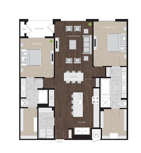 Floor plan B6