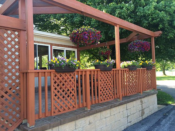 Back Stamped Concrete Deck