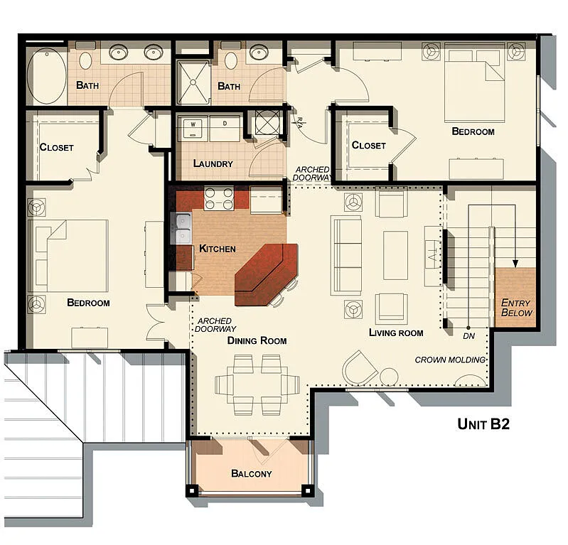 Floor plan B2