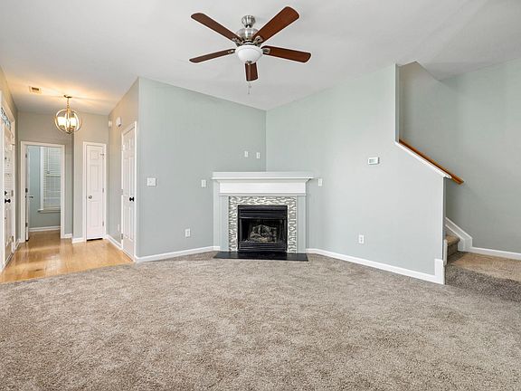 Family Room with Gas log fireplace