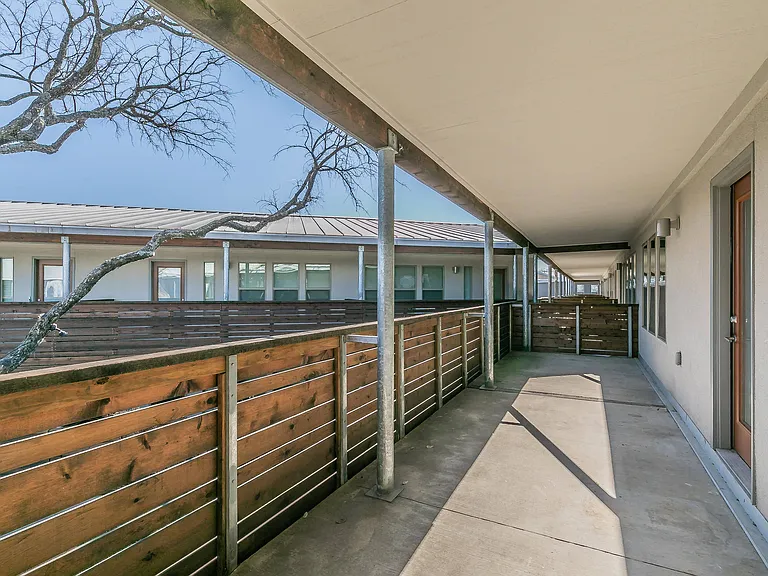 Step outside and enjoy fresh air from your own private patio space.