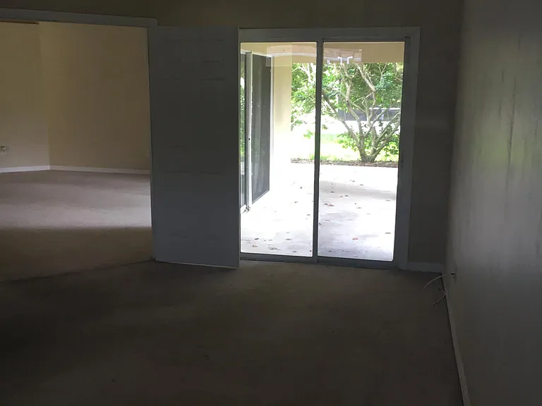 Master bedroom patio view
