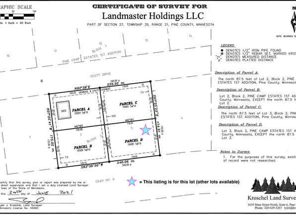148XX Cross Lake Rd E, Pine City, MN 55063
