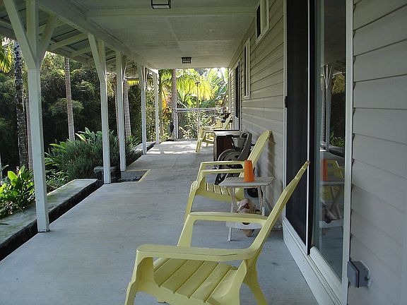 rear house lanai