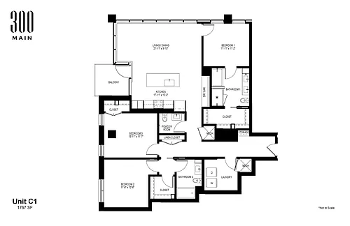 Floor plan C1