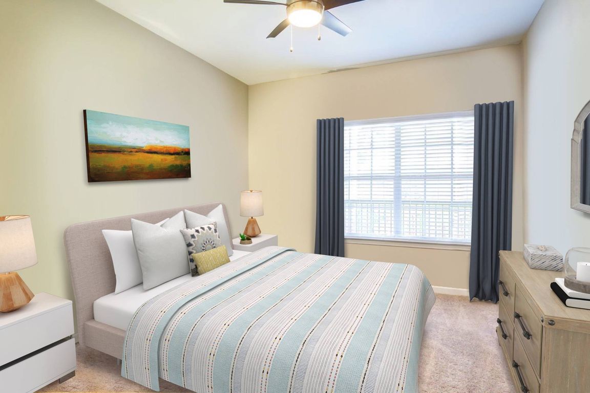 Spacious Bedroom with Large Window