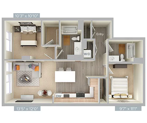 Floor plan B1-916-2