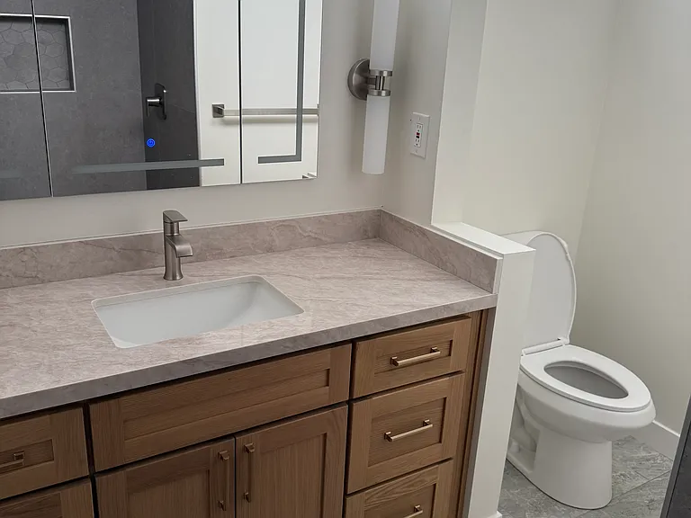 Master bath vanity