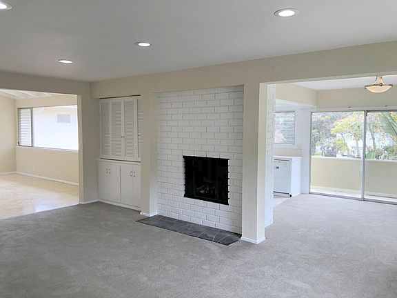 Fireplace and Dining Room