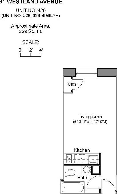 1st image of 91 Westland Ave APT 628