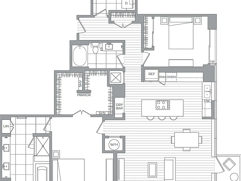 U / 2 Bedroom / 2 Bath U / 2 Bedroom / 2 Bath