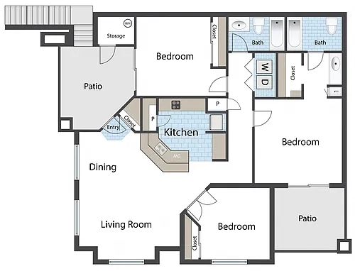 Floor plan C1R