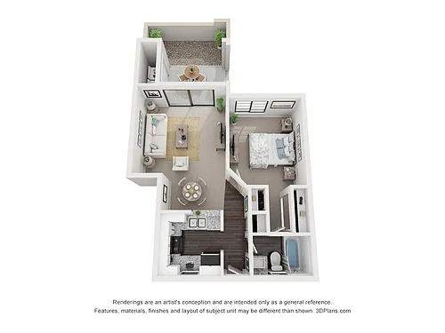Floor plan Parkview 1