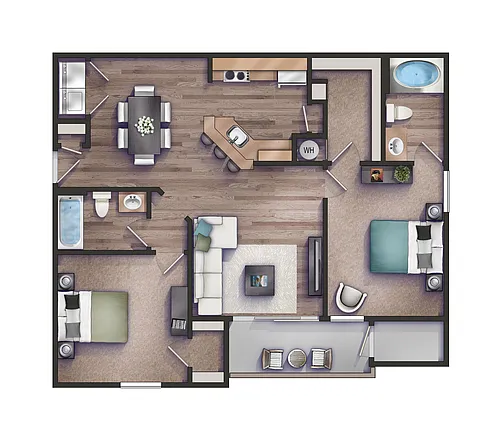 Floor plan The Campbell