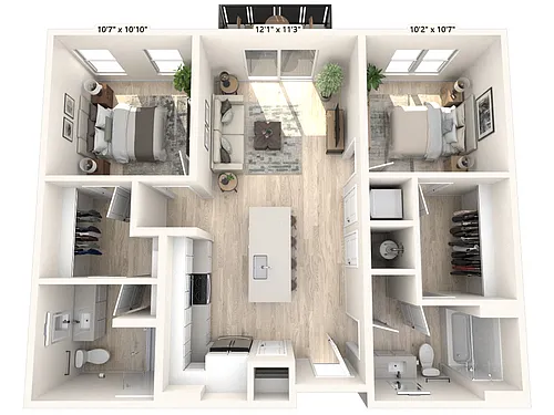 Floor plan B1c