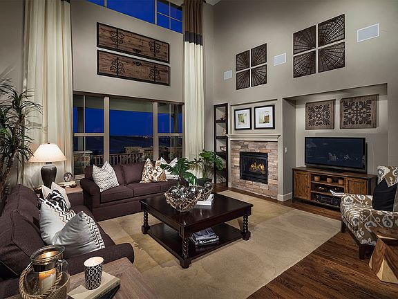 A spacious great room to fit all your family and f