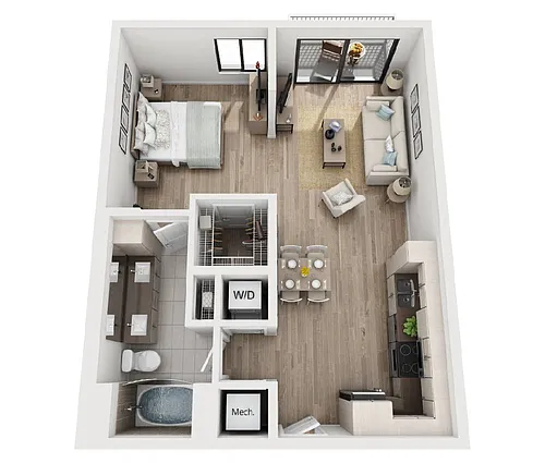 Floor plan Studio - A1