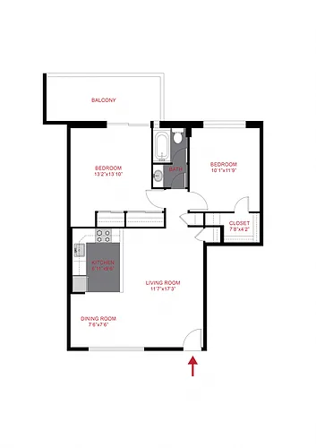 Floor plan B1