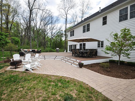 Outdoor fire pit and patio