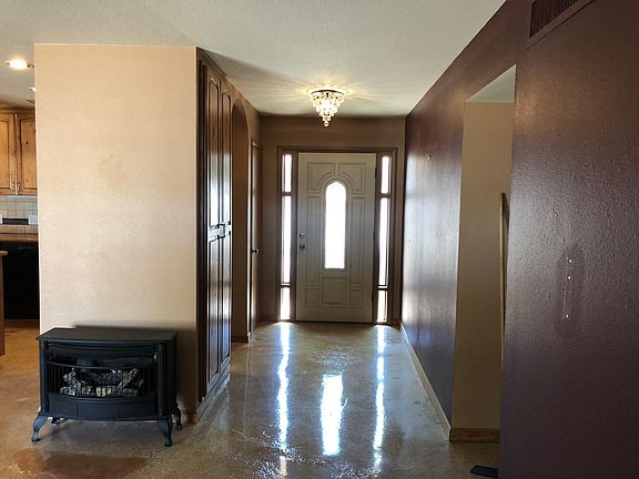 Entryway and Fireplace