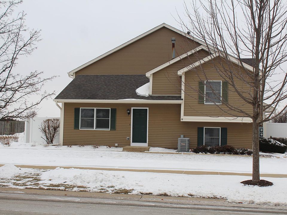 Front of building and front door standing on Spuhler Drive.