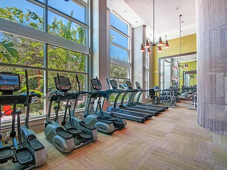 Fitness Center at Cottonwood Bayview Apartments