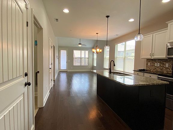 kitchen and living areas first floor