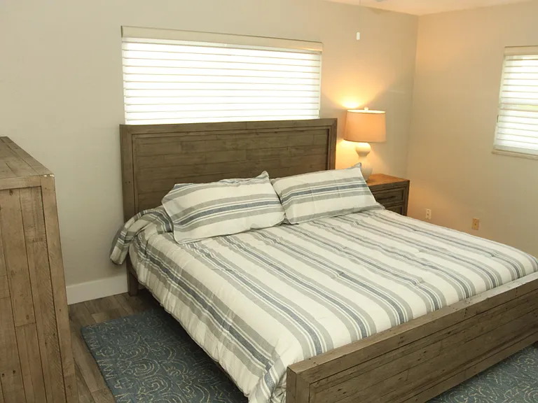 bedroom with king bed