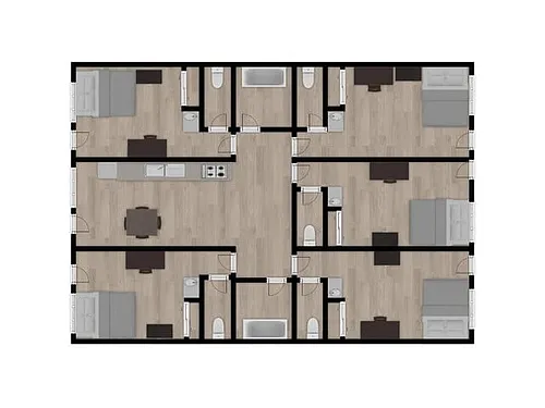 Floor plan Aldersgate 5 Bedroom