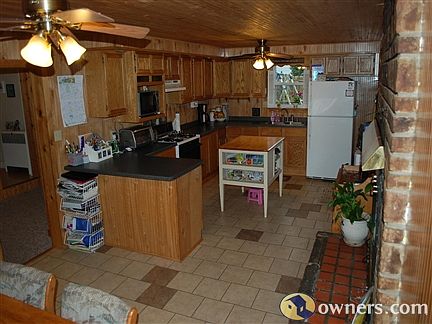 Kitchen view from eating area