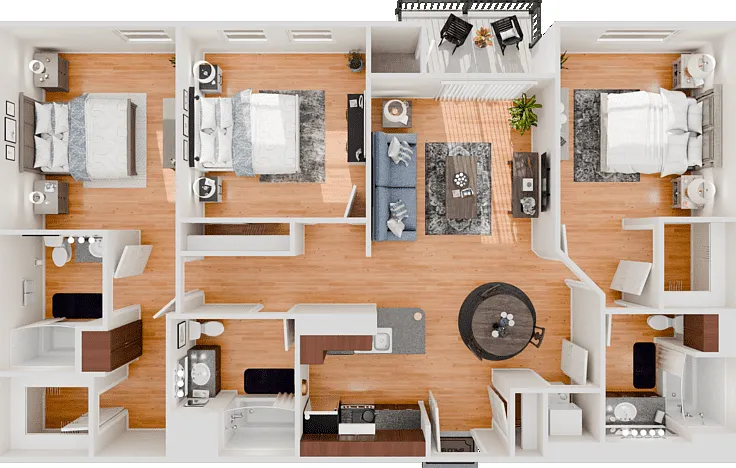 Michelangelo Floorplan Diagram