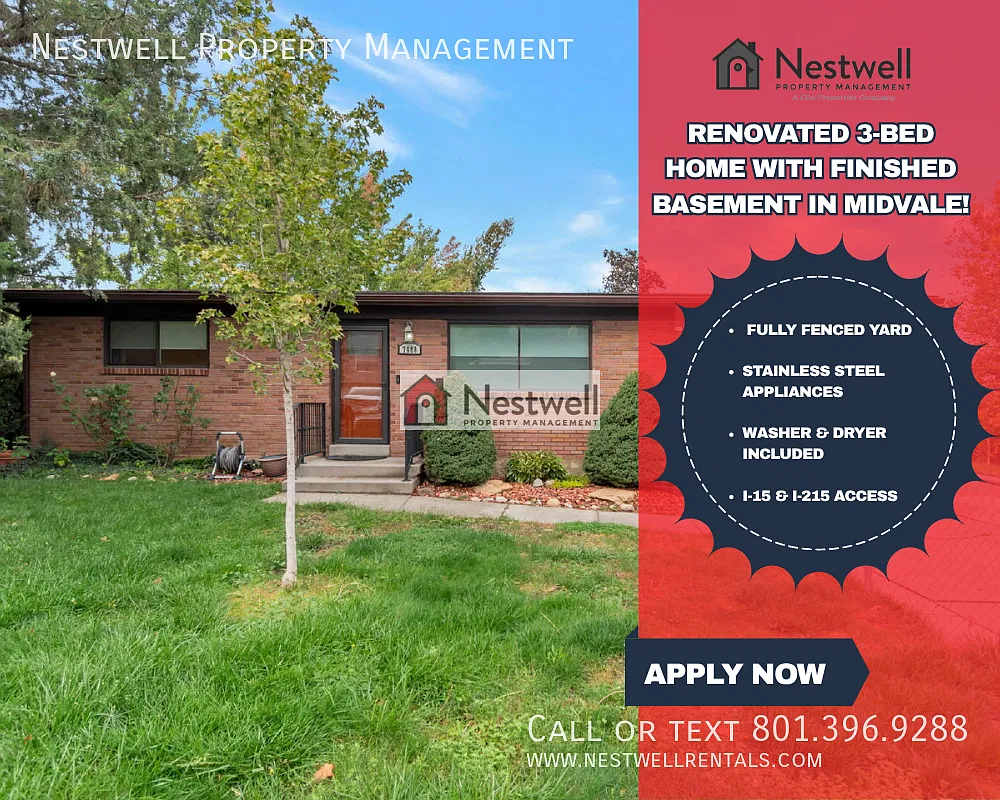Renovated 3-bed home with finished basement in Midvale! — Photo 1