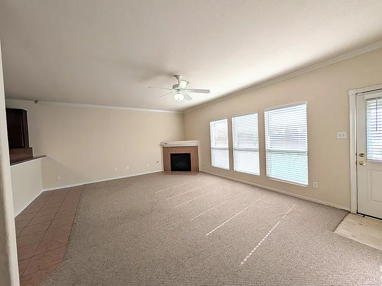 spacious living room