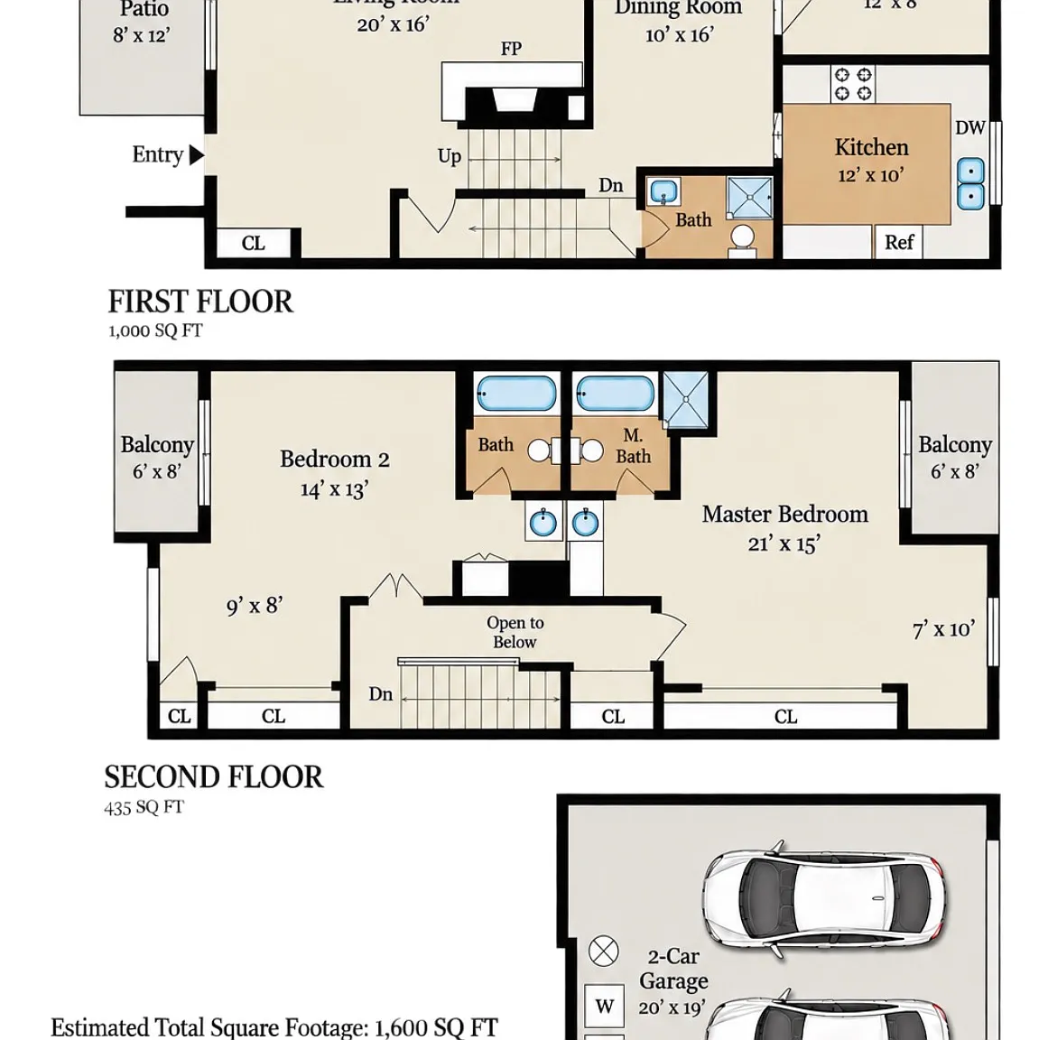 2 bed, 1600 sqft, $4,900 — Photo 4