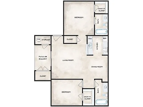Floor plan B1