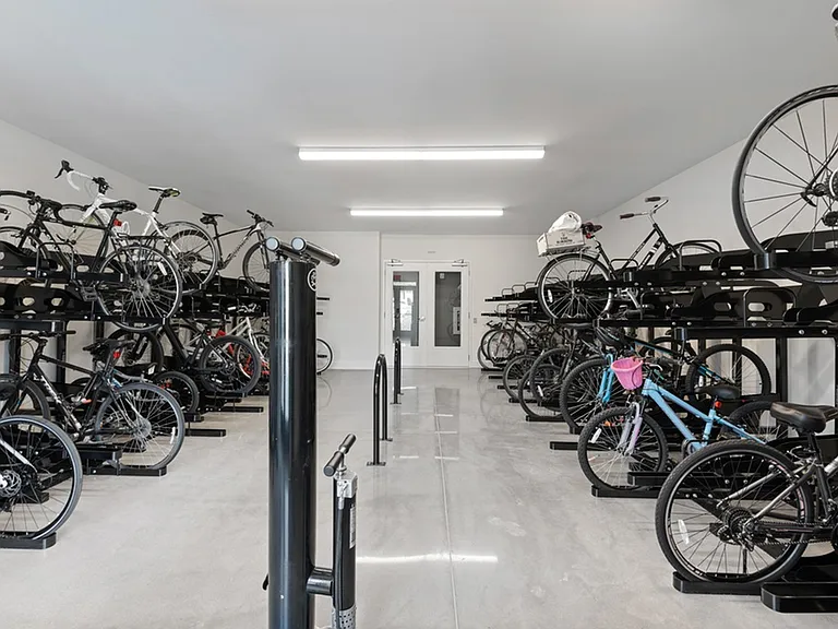 On-site Bike Share Program, Bike Storage and Repair Space