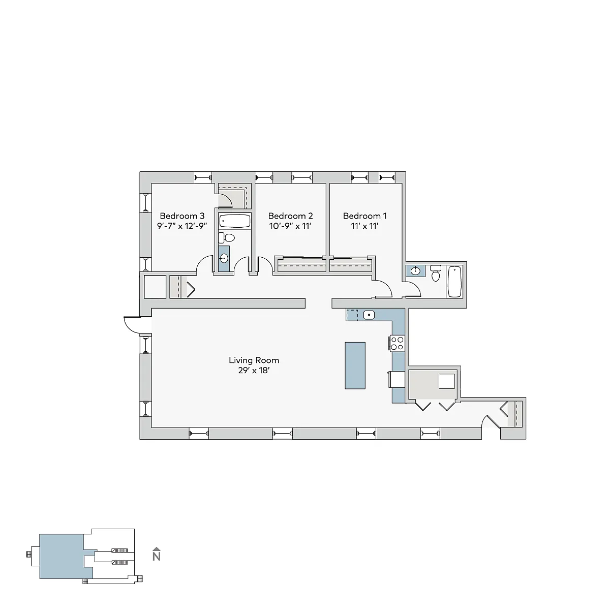 Floor plan 5524-3B2