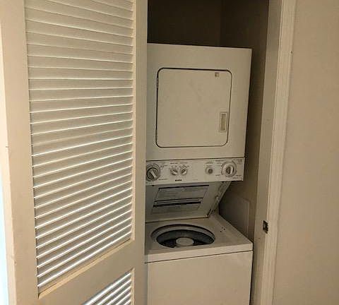 Stackable washer and dryer