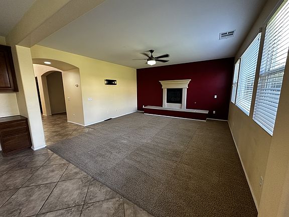 Family room with fireplace