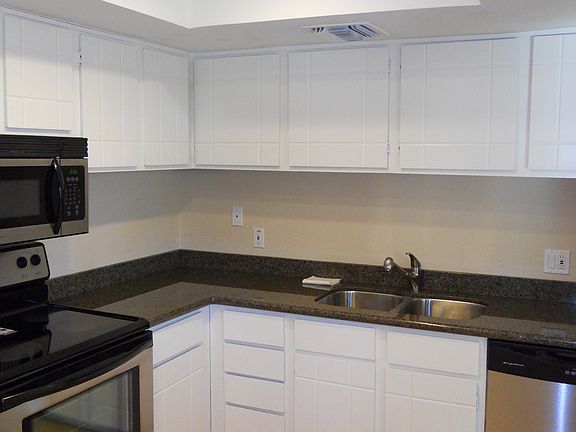 Kitchen with overhead lighting